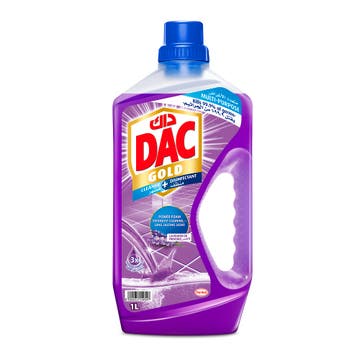DAC Gold Lavender Disinfectant Liquid 1L - Available at Alosra Online Supermarket