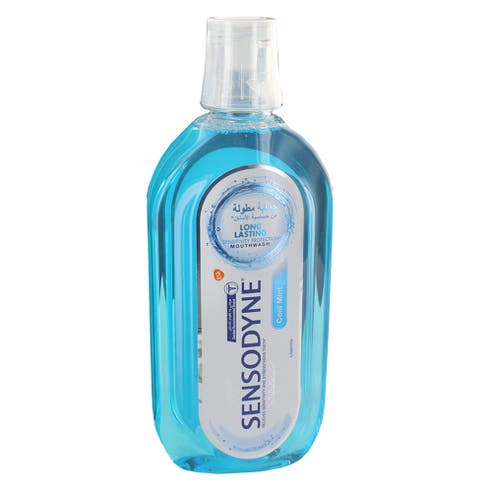 Sensodyne Cool Mint Mouthwash 500ml - Available at Alosra Online Supermarket