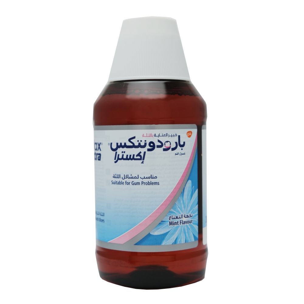 Parodontax Extra Mint Mouthwash 300ml back image