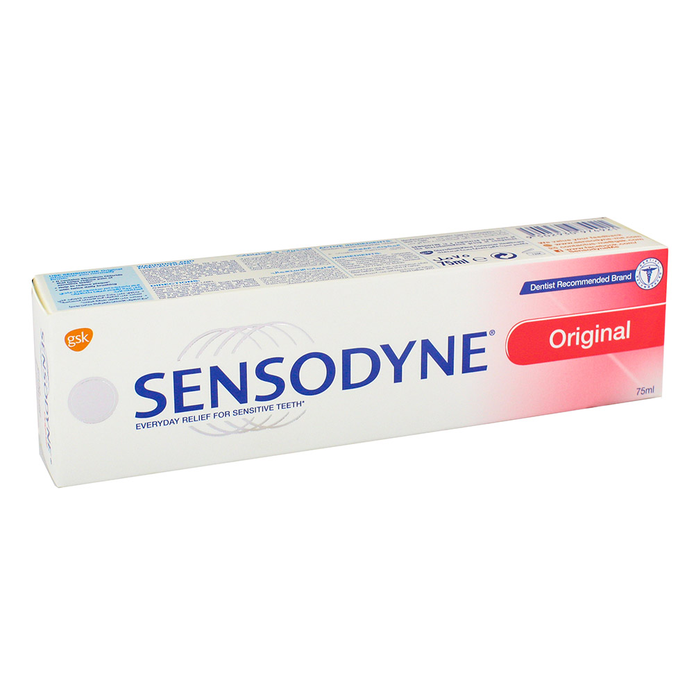 Sensodyne Original Toothpaste 75ml - Available at Alosra Online Supermarket