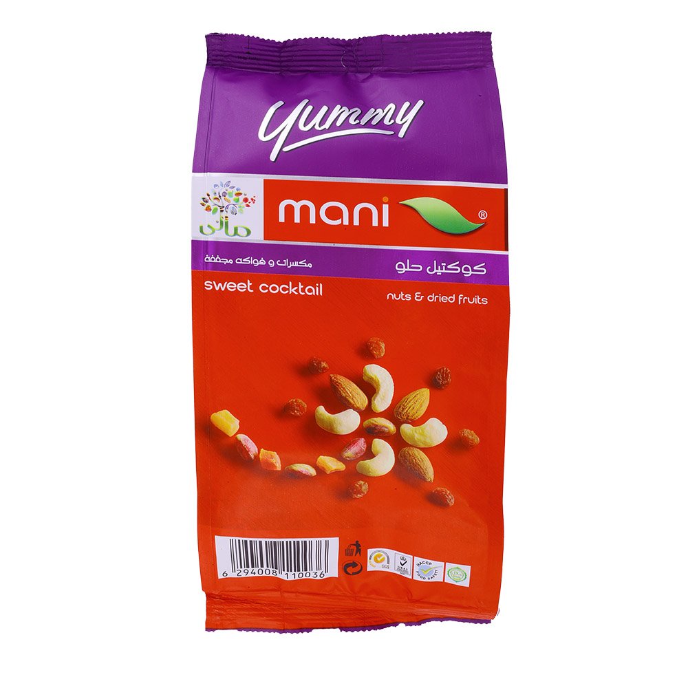 Mani Sweet Cocktail 200g back image