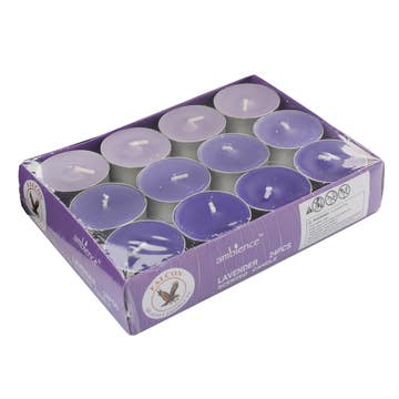 Falcon Lavender Scented Tea Light Candle 24's [Special Offer] - Available at Alosra Online Supermarket