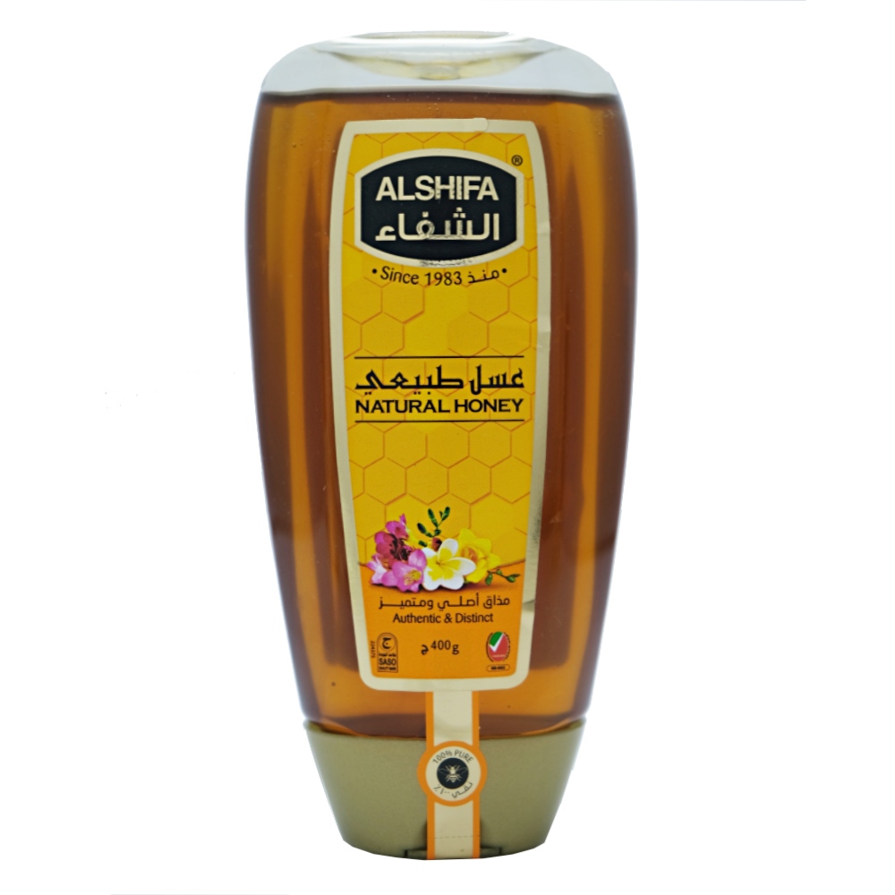 Al Shifa Honey Natural 400g - Available at Alosra Online Supermarket