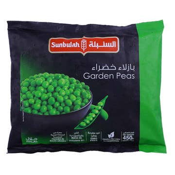 Sunbulah Frozen Garden Peas 450g 