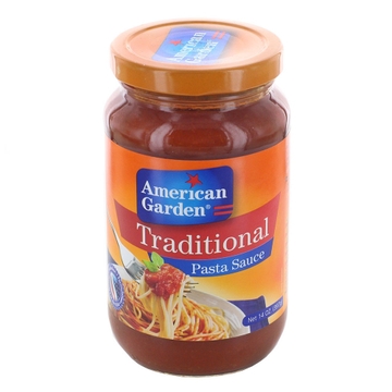 American Garden Traditional Pasta Sauce 397g - Available at Alosra Online Supermarket