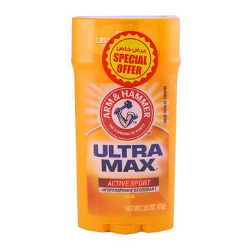 Arm & Hammer Ultra Max Active Sport Deodorant 2x73g [Special Offer] 