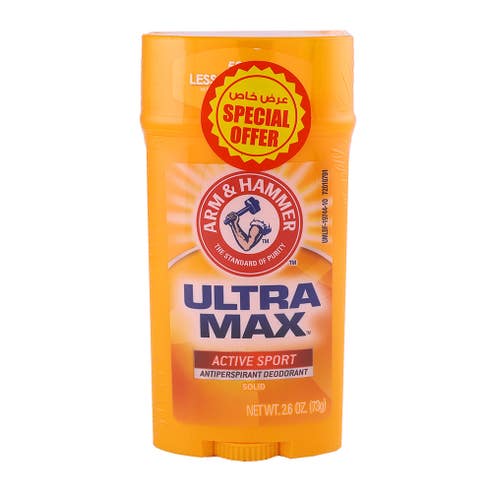 Arm & Hammer Ultra Max Active Sport Deodorant 2x73g [Special Offer] 