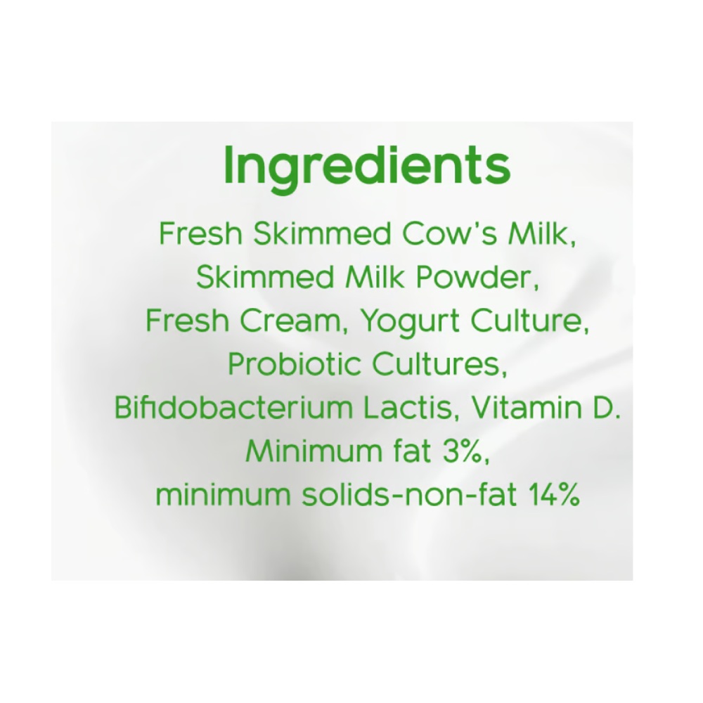 Activia Low Fat Plain Yoghurt 120g right side image