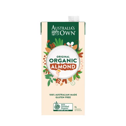 Australia's Own Organic Almond Milk 1L - Available at Alosra Online Supermarket
