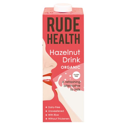 Rude Health Organic Hazelnut Drink 1L - Available at Alosra Online Supermarket