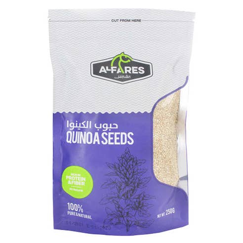Al Fares Quinoa Seeds 250g - Available at Alosra Online Supermarket