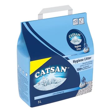 Catsan Hygiene Cat Litter 5L - Available at Alosra Online Supermarket