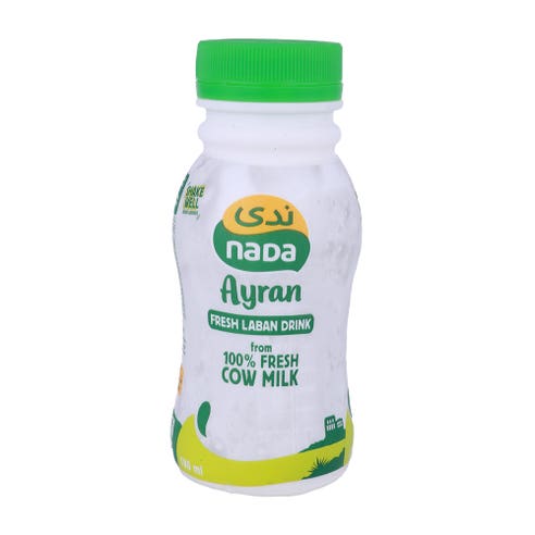 Nada Ayran Fresh Laban 180ml - Available at Alosra Online Supermarket