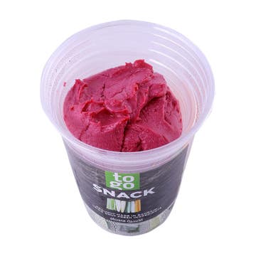 Vegetables Crudite Cup With Beetroot Hummus Dip - Available at Alosra Online Supermarket