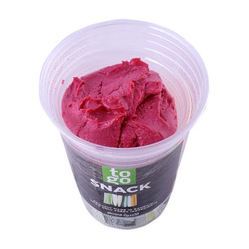 Vegetables Crudite Cup With Beetroot Hummus Dip - Available at Alosra Online Supermarket