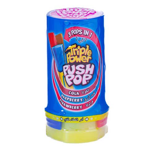 Bazooka Triple Power Push Pop 34g - Available at Alosra Online Supermarket