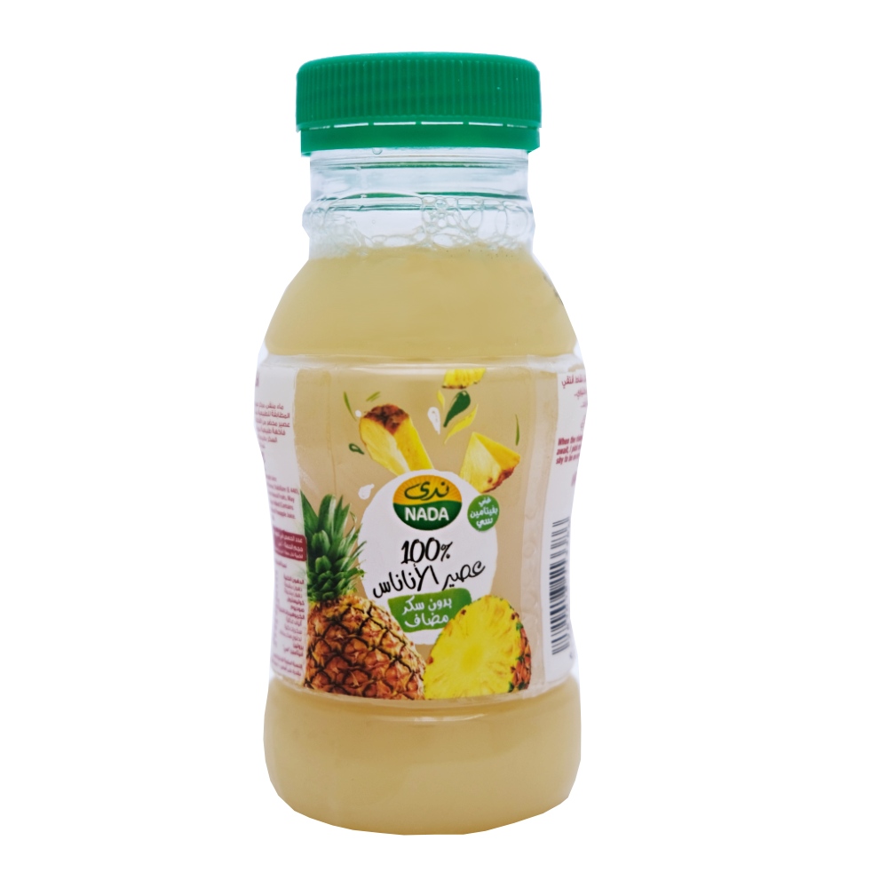 Nada No Added Sugar Pineapple Drink 200ml back image