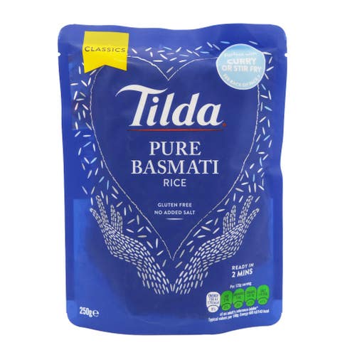 Tilda Classic Pure Basmati Rice 250g - Available at Alosra Online Supermarket