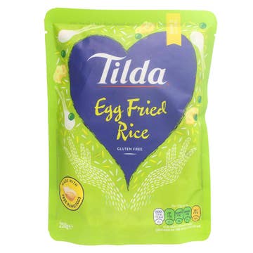 Tilda Gluten Free Egg Fried Rice 250g - Available at Alosra Online Supermarket