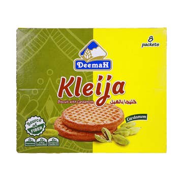 Deemah Kleija Biscuit with Cardamon 8x62g [Special Offer] 