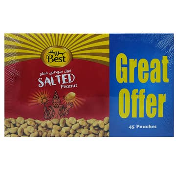 Best Salted Peanut Family Pack 45s [Special Offer]