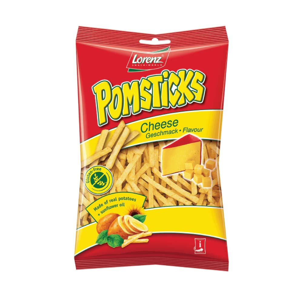 Lorenz Cheese Pomsticks 85g - Available at Alosra Online Supermarket