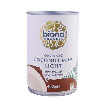 Biona Organic Light Coconut Milk 400ml - Available at Alosra Online Supermarket