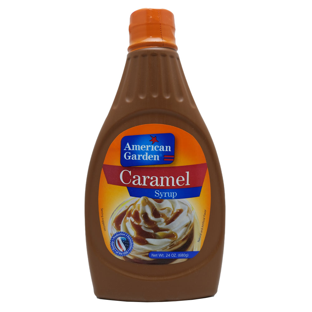 American Garden Caramel Syrup 680g - Available at Alosra Online Supermarket