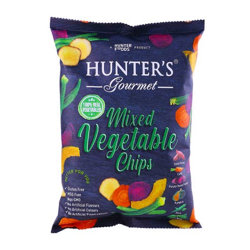 Hunter Gourmet Mixed Vegetable Chips 75g - Available at Alosra Online Supermarket