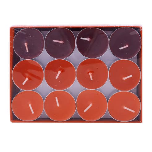 Falcon Tealight Scented Apple Cinnamon Candle 24s - Available at Alosra Online Supermarket
