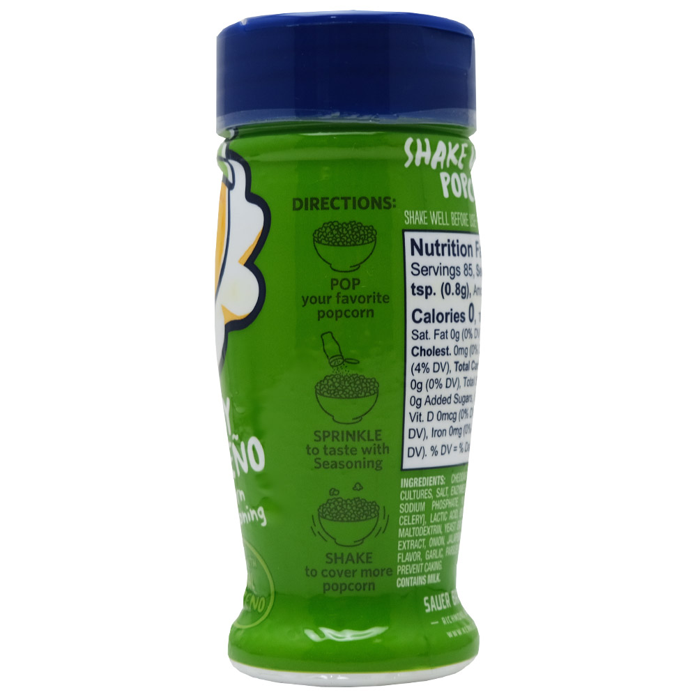 Kernel Seasons Cheesy Jalapeno Popcorn Seasoning 68g right side image