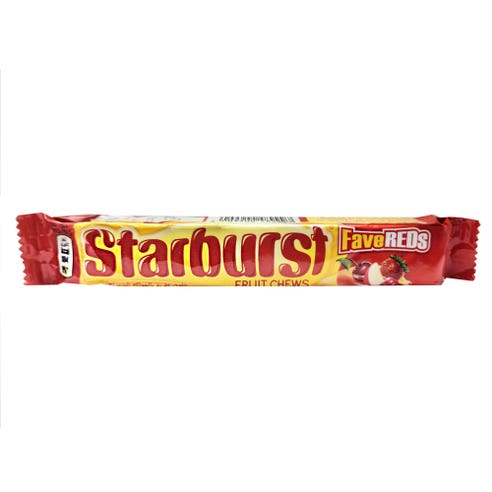 Starburst Fave Reds Fruit Chews 45g - Available at Alosra Online Supermarket