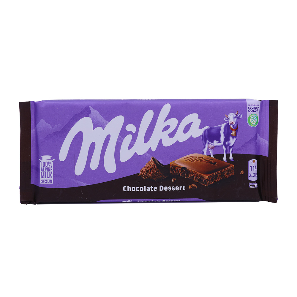 Milka Chocolate Dessert Bar 100g