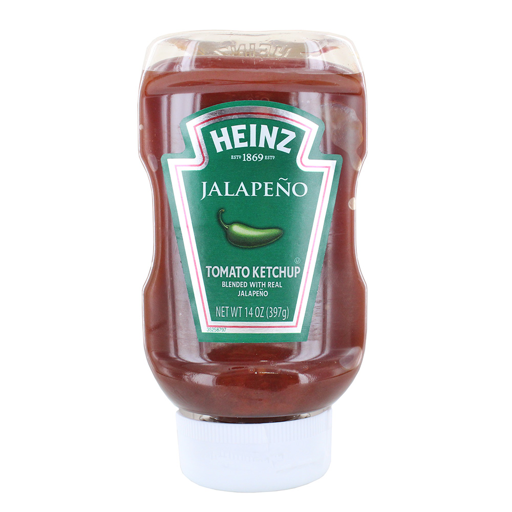 Heinz Jalapeno Tomato Ketchup 397g - Available at Alosra Online Supermarket
