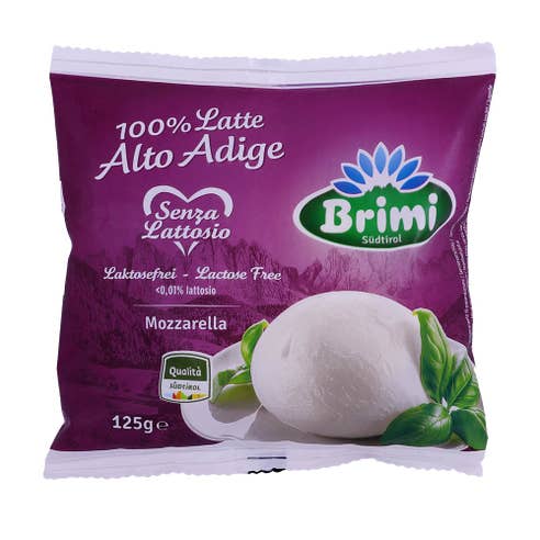 Brimi Lactose Free Mozzarella Cheese 125g - Available at Alosra Online Supermarket