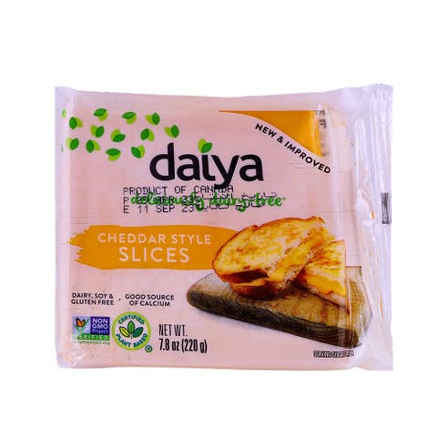 Daiya Cheddar Style Sliced Cheese 220g - Available at Alosra Online Supermarket