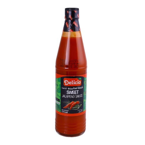 Delicio Sweet Jalapeno Sauce 175ml - Available at Alosra Online Supermarket