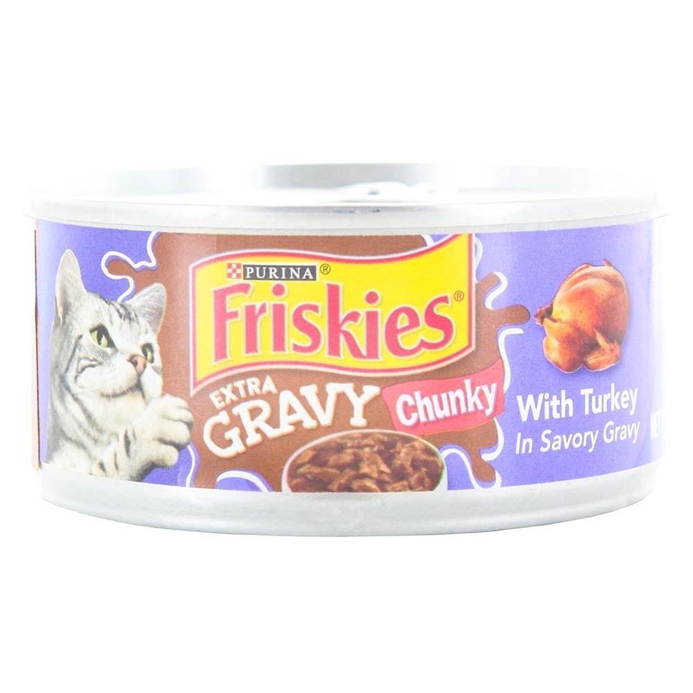 Purina Friskies Extra Gravy with Turkey Wet Cat Food 156g - Available at Alosra Online Supermarket