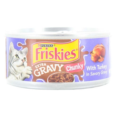 Purina Friskies Extra Gravy with Turkey Wet Cat Food 156g - Available at Alosra Online Supermarket