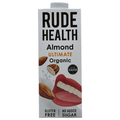 Rude Health Ultimate Almond Organic Drink 1L - Available at Alosra Online Supermarket