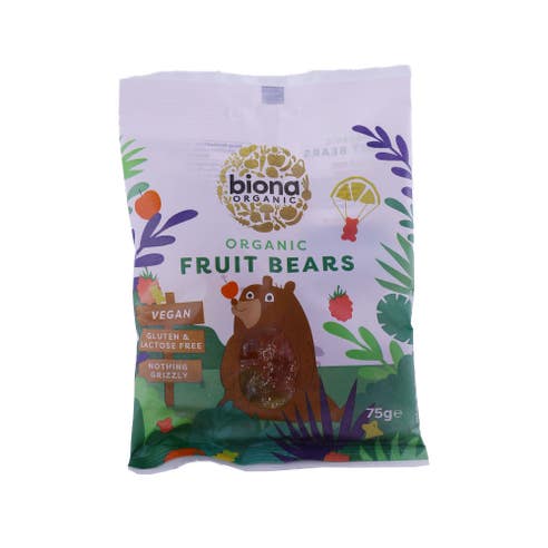 Biona Organic Mini Fruit Bears 75g - Available at Alosra Online Supermarket