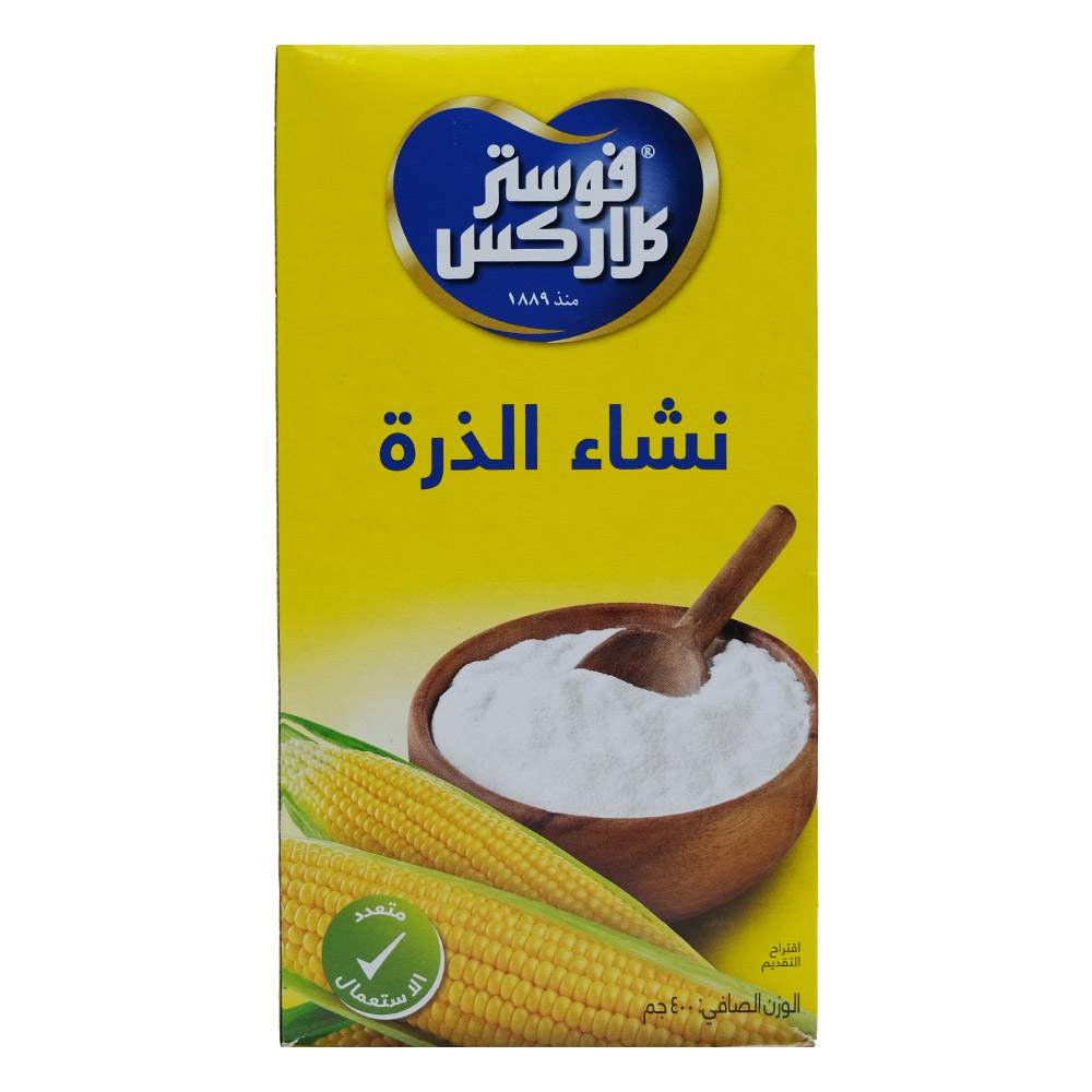 Foster Clarks Corn Flour Packet 400g - Bahrain Alosraonline store