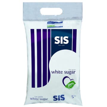 Sis Fine Grain White Sugar 5Kg [Special Offer]