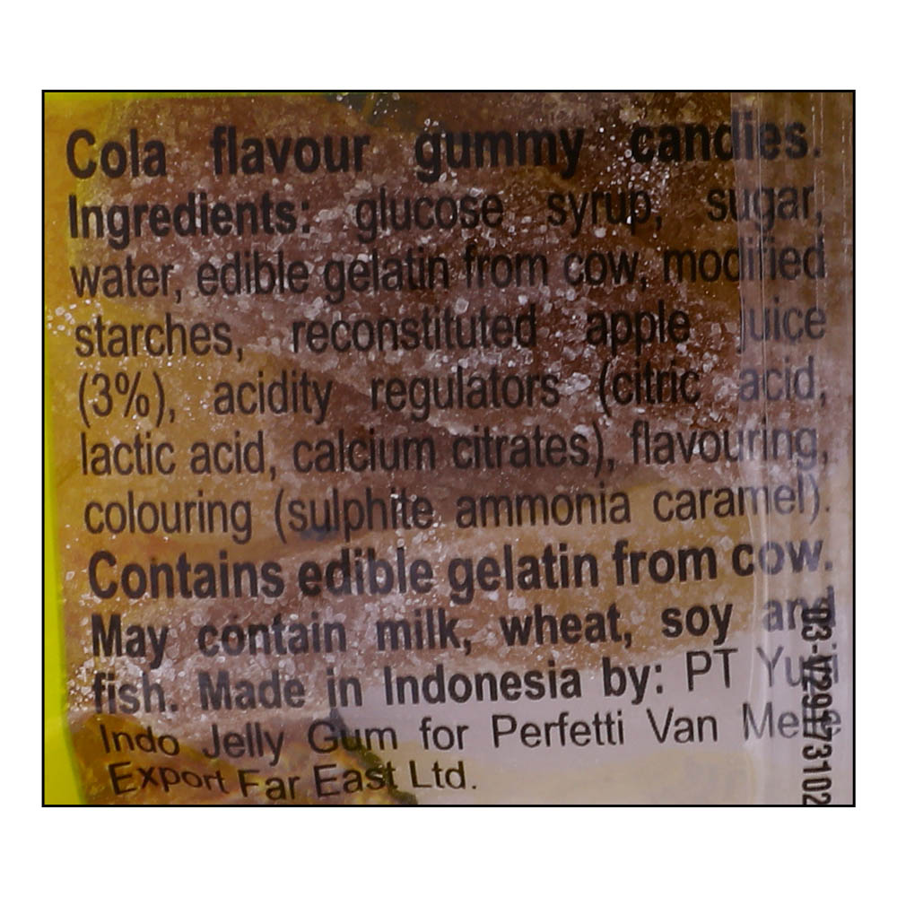 Chupa Chups Jellies Crazy Cola 90g right side image
