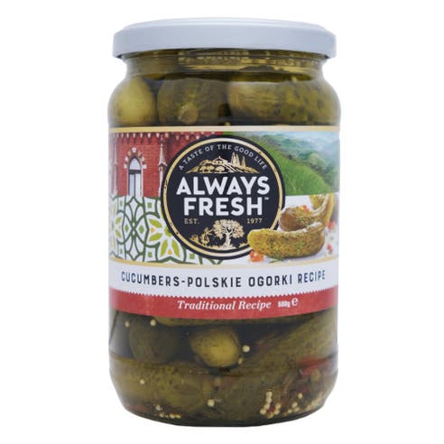 Always Fresh Cucumbers Polskie Ogorki 680g - Available at Alosra Online Supermarket