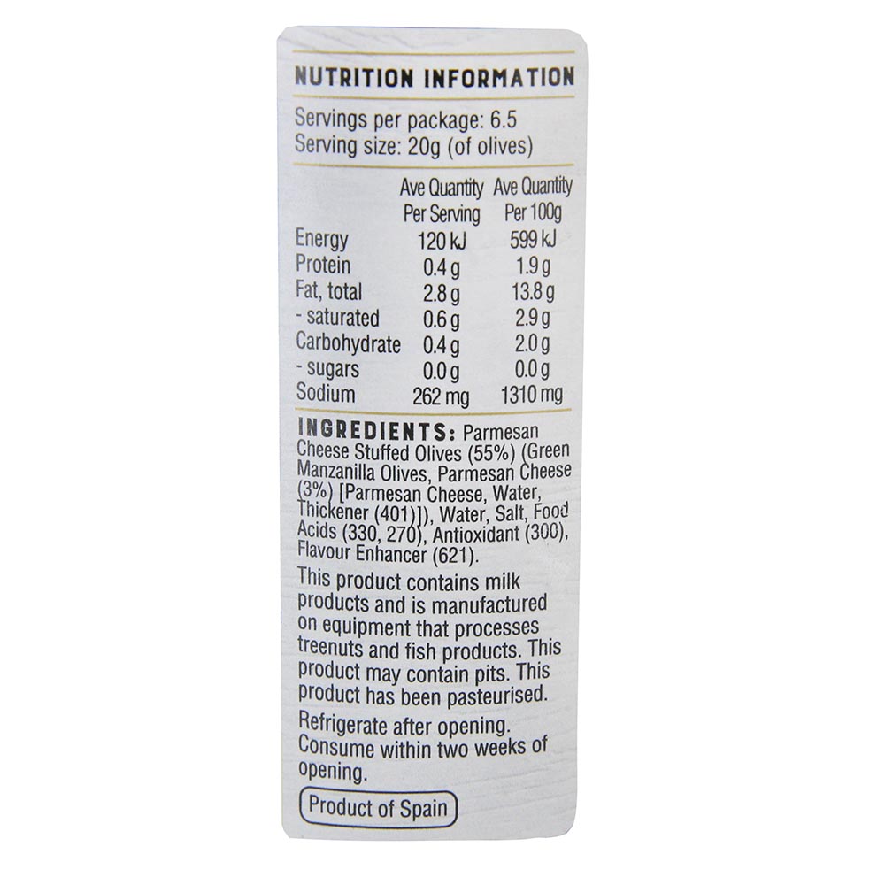 Always Fresh Olives Stuffed Parmaesan 235g - Bahrain Alosraonline store