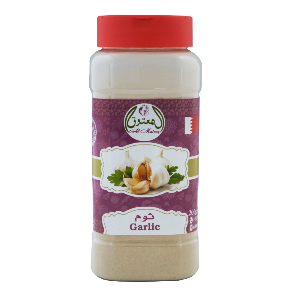 Al Matooq Garlic Powder 200g - Available at Alosra Online Supermarket