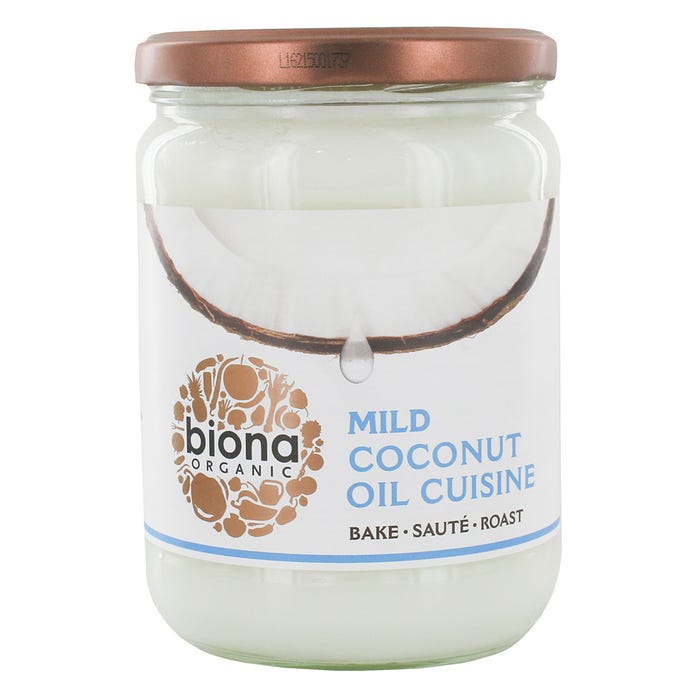 Biona Organic Mild Coconut Oil Cuisine 470ml - Available at Alosra Online Supermarket