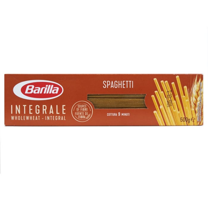 Barilla Spaghetti Integrale 500g - Available at Alosra Online Supermarket
