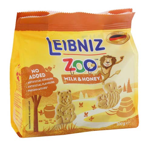 Bahlsen Biscuits Zoo Milk & Honey 100g - Available at Alosra Online Supermarket